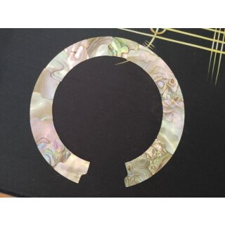Soundhole ring, abalone, 0.3 mm thickness